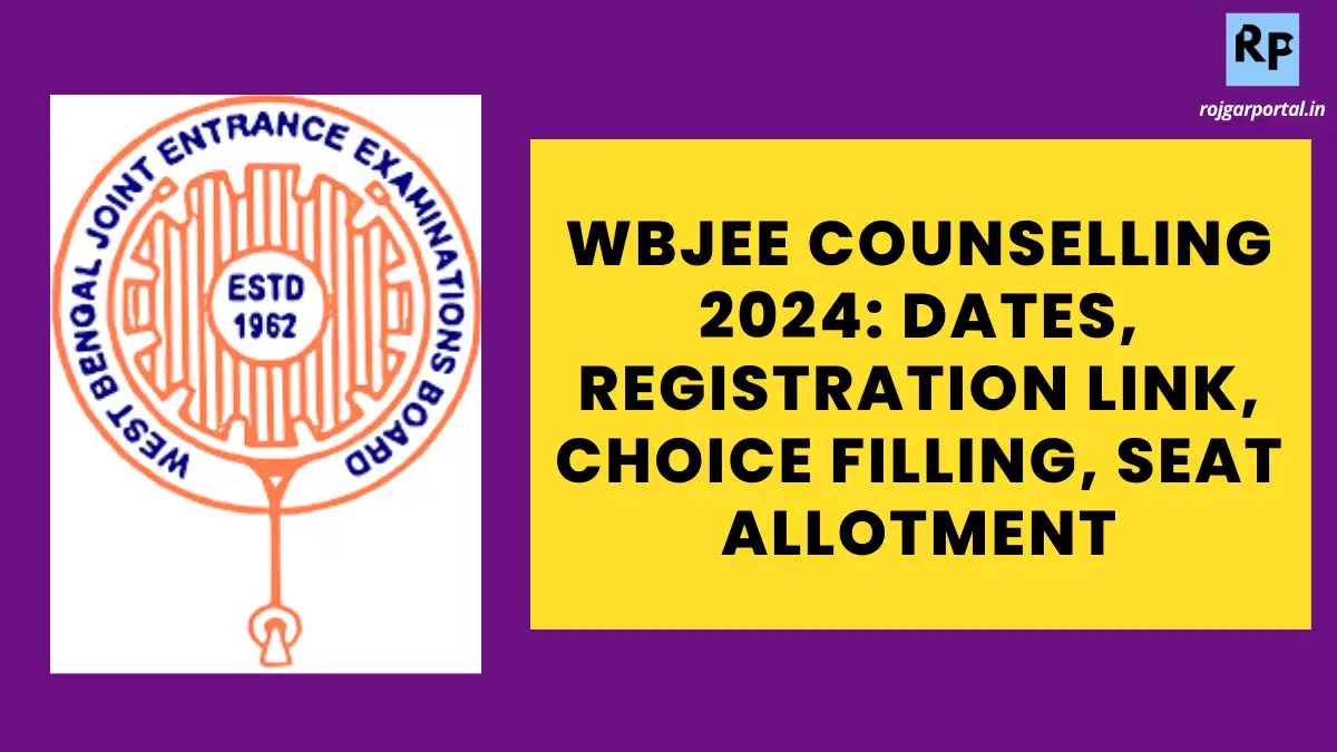 WBJEE Counselling 2024: Dates, Registration Link, Choice Filling, Seat Allotment
Introduction
West Bengal Joint Entrance Examination (WBJEE) Counselling 2024 is a crucial process for candidates seeking admission to various engineering and architecture courses in West Bengal. It follows the WBJEE 2024 exam, and successful candidates are required to participate in counselling to secure seats in their preferred institutes.WBJEE Counselling 2024 Dates and Schedule
The WBJEE Counselling 2024 schedule has been released on the official website. Here are the important dates:WBJEE 2024 Counselling Important Dates
WBJEE Counselling Registration, Choice-Filling: July 10 to 16, 2024
WBJEE Seat Allotment Result Round 1: July 19, 2024
Payment of Seat Acceptance Fee/Reporting to Allotted Institutes for Document Verification and Admission (If Upgradation Choice = NO or Allotted in 1st Choice): July 19 to 24, 2024
WBJEE Seat Allotment Results for Round 2: July 26, 2024
Round 2 Payment of Seat Acceptance Fee (Fresh Allottees)/Reporting to Allotted Institutes for Document Verification and Admission Withdrawal by the Candidate: July 26 to 29, 2024
Registration for the Mop-Up Round, Payment of Registration Fees, and Choice Filling: July 31 to August 1, 2024
Mop-Up Round Seat Allotment Result: August 3, 2024
Payment of Seat Acceptance Fee (Fresh Allottees)/Reporting to Allotted Institutes for Document Verification and Admission: August 3 to 5, 2024WBJEE Counselling Date 2024 through JEE Main
Candidates can check the WBJEE 2024 counselling schedules through JEE Main as well. Here are the details:Particulars
Round 1: Registration, Fee Payment, and Choice Filling: To be notified
Round 1: Choice Locking: To be notified
WBJEE 2024 Seat Allotment Result for Round 1: To be notified
Reporting to Allotted Institutes for Document Verification: To be notified
Round 2 - Seat Allotment Result: To be notified
Reporting to Allotted Institutes for Document Verification and Admission and Withdrawal by the Candidate: To be notifiedWBJEE 2024 Counselling Process
The WBJEE 2024 counselling process includes several stages:Step 1 - WBJEE Registration
Candidates must register for counselling 2024 on the official WBJEE website. Here's how to complete the registration:Visit the WBJEE Counselling 2024 official website.
Click on the WBJEE Counselling Registration link.
Choose "New Candidate Registration" and select whether to register through WBJEE or JEE Main, or both.
Enter the required details such as application number, roll number, name, and date of birth.
Click on Submit.Step 2 - Payment of Counselling Fee
After registration, candidates need to pay the counselling fee online using debit card/credit card/net banking. The fee is non-refundable.Step 3 - Filling and Locking of Choices
Candidates must fill their preferred colleges and courses online and lock their choices before the specified deadline. Failure to lock choices will result in automatic locking of saved choices.Step 4 - Seat Allotment
Seats are allotted based on merit, preferences, and seat availability. Candidates can check their allotment status online and download the allotment letter.Step 5 - Document Verification
Candidates allotted seats must report to designated centres for document verification. Required documents include WBJEE rank card, admit card, mark sheets, category certificates (if applicable), and others as specified.Step 6 - Reporting to Allotted Institute
Finally, candidates must report to their allotted institutes to confirm admission with the required documents.WBJEE Counselling 2024: Rules and Guidelines
Counselling is conducted online for WBJEE and JEE Main candidates.
Seats are allocated based on the WBJEE seat matrix.
Eligible candidates include those meeting WBJEE or JEE Main 2024 rank criteria.WBJEE Counselling 2024 - Mop-Up Round
The optional mop-up round is conducted after Rounds 1 and 2 to fill remaining seats. Eligible candidates must register online, choose colleges and courses, and accept allotted seats.Who is Eligible for WBJEE Mop-Up Round
Candidates who paid seat acceptance fees but did not take admission.
Candidates not allotted seats in previous rounds.
Newly registered candidates.
WBJEE 2024 Reporting Centres
After seat acceptance, candidates must report to designated WBJEE reporting centres with necessary documents.WBJEE 2024 Fee Structure
Since the WBJEE 2024 official notification is awaited, candidates can have an idea of the WBJEE fee structure based on the previous year's data:1st Year: Rs. 80,000
2nd Year: Rs. 82,000
3rd Year: Rs. 84,000
4th Year: Rs. 86,000
Candidates are advised to check the WBJEE seat matrix for detailed information about fees for different categories and institutions.Frequently Asked Questions (FAQs)
What are the counselling dates for WBJEE 2024?The WBJEE counselling dates have been announced on the official website.
Is there any reservation facility available for EWS category?There is no reservation facility for the EWS category.
What is the date of WBJEE 2024 results?The WBJEE 2024 result date was June 6, 2024.
What is the total number of seats available in different colleges and branches?Candidates can check the seat matrix of WBJEE 2024.
How many seats are available for JEE Main candidates?There are 10 percent of seats available in private and self-financed colleges through JEE Main 2024.